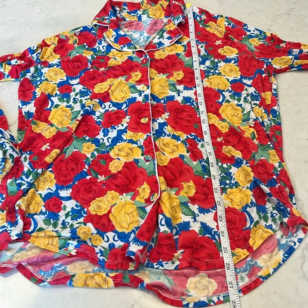 Posh Peanut Women's Luxe Pajama Pant Set LIMITED EDITION: Valentina Size Large - Picture 8 of 13